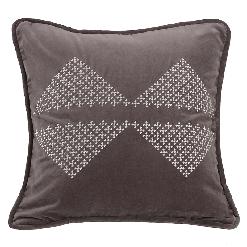 Hypoallergenic Pillows for Allergy SufferersHiEnd Accents Embroidered Diamond Pillow