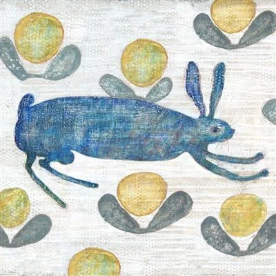 Natural latex and organic cotton blend mattressesART PRINT - HAPPY HARE