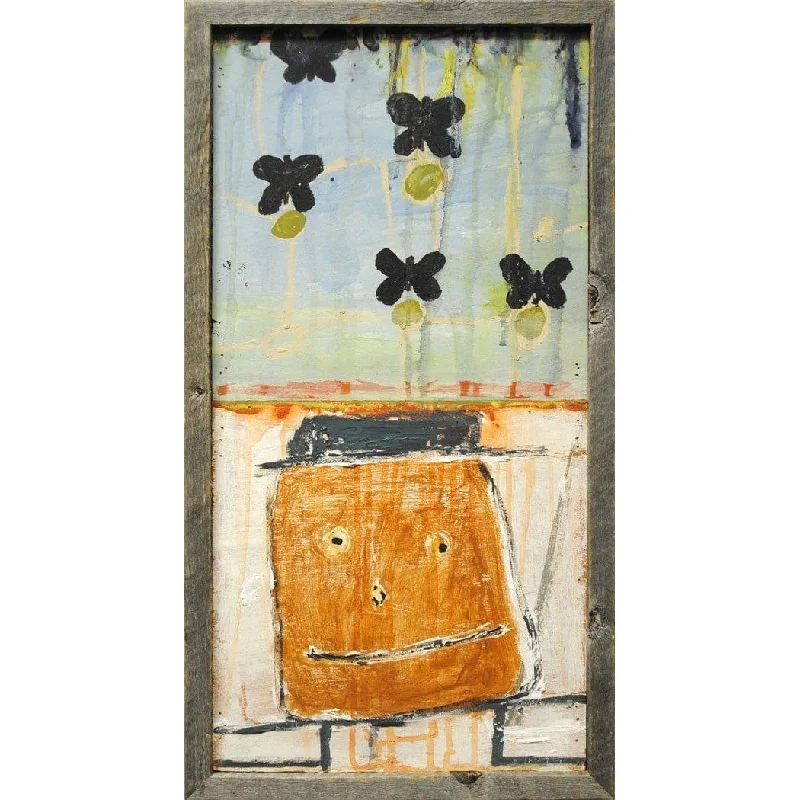 Bamboo - charcoal infused mattresses for odor absorptionART PRINT - Happy Man