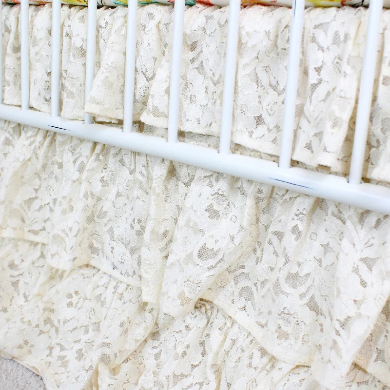Bamboo - charcoal infused mattresses for odor absorptionWaterfall Ruffle 3 Tier Crib Skirt | Vintage Lace Ivory Bamboo - charcoal infused mattresses for odor absorptionWaterfall Ruffle 3 Tier Crib Skirt | Vintage Lace Ivory