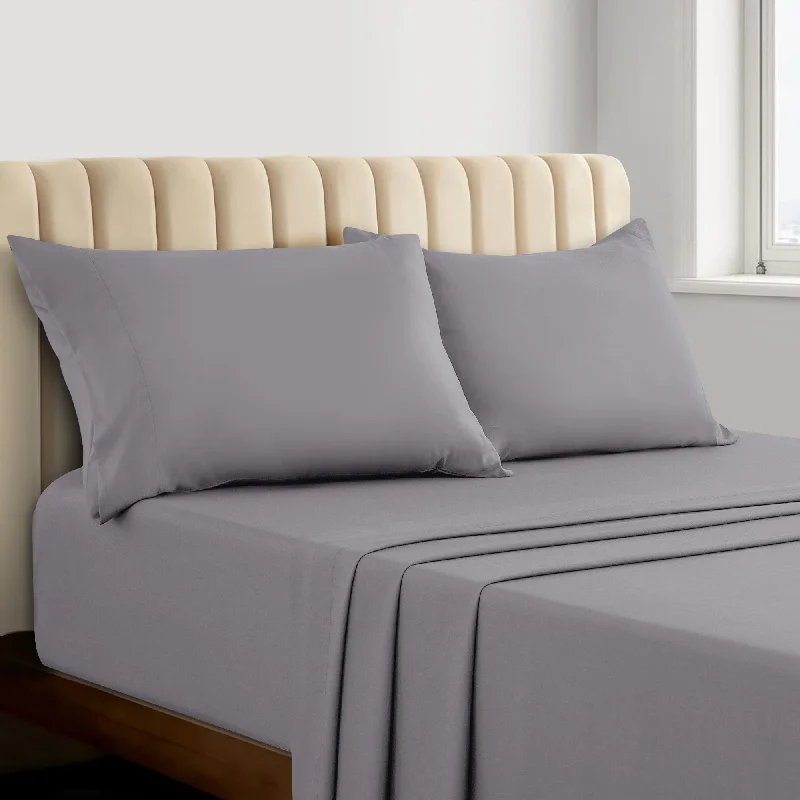 Quilted Cotton Sheets for a Warm and Inviting BedRayon from Bamboo Blend Sheet Set 4 Piece Deep Pocket Bedding