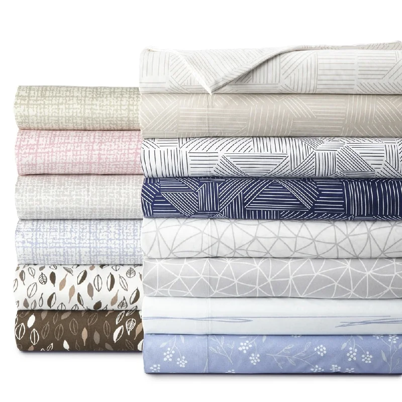 Flat Sheets with a High - Quality Finish for a Luxurious LookVilano Choice Ultra-Soft Deep Pocket 4-piece Bed Sheet Sets
