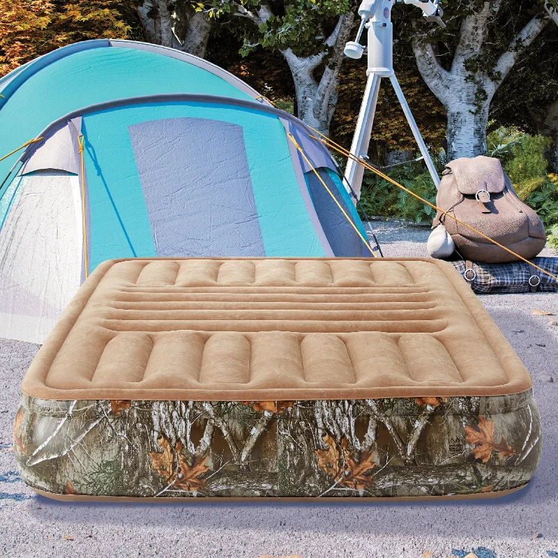Memory foam mattresses for pressure relief and contouringRealtree EDGE Outdoor Zone Comfort 13" Queen Air Mattress Bed