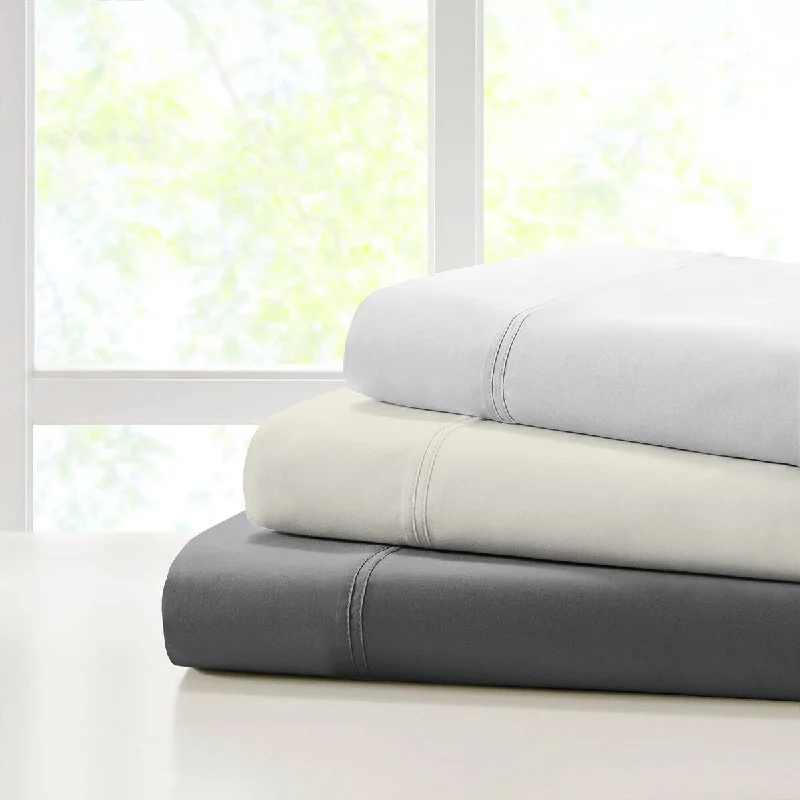 Rayon - Cotton Sheets for a Breathable and Soft BlendColor Sense 800TC Luxury Cotton-Blend Wrinkle-Resistant Sheet Set