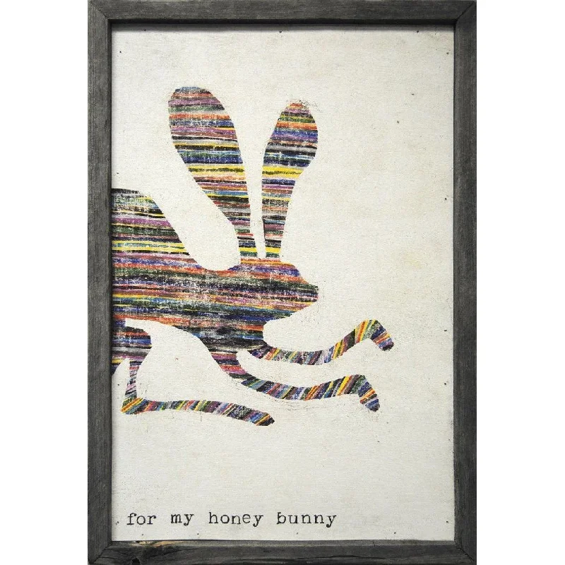 Gel - infused memory foam mattresses for cooler sleepART PRINT - HONEY BUNNY
