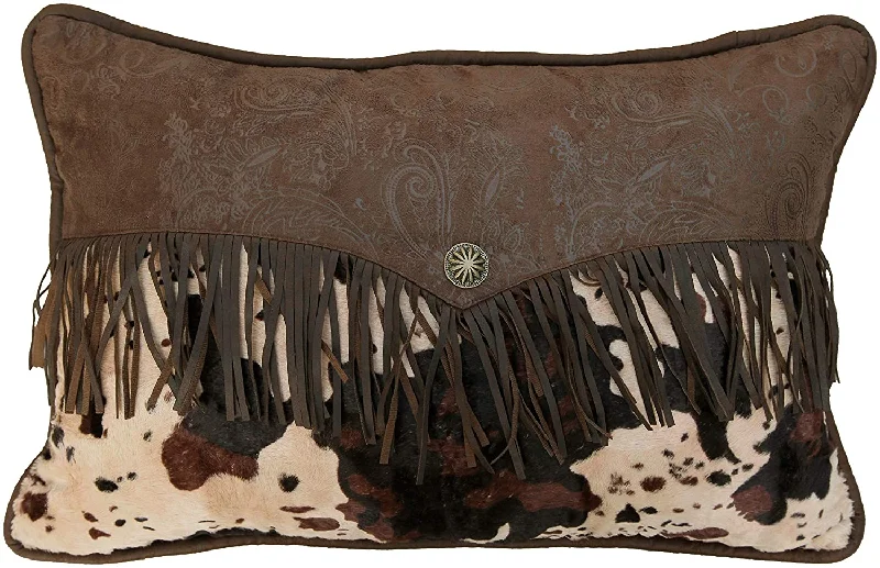 Hypoallergenic Pillows for Allergy SufferersHiEnd Accents Caldwell Cowhide Fringed PL