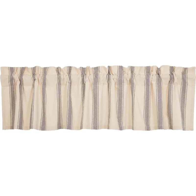 Bed skirts with a unicorn - themed print for kids' bedsGrace Grain Sack Stripe Valance 16x72