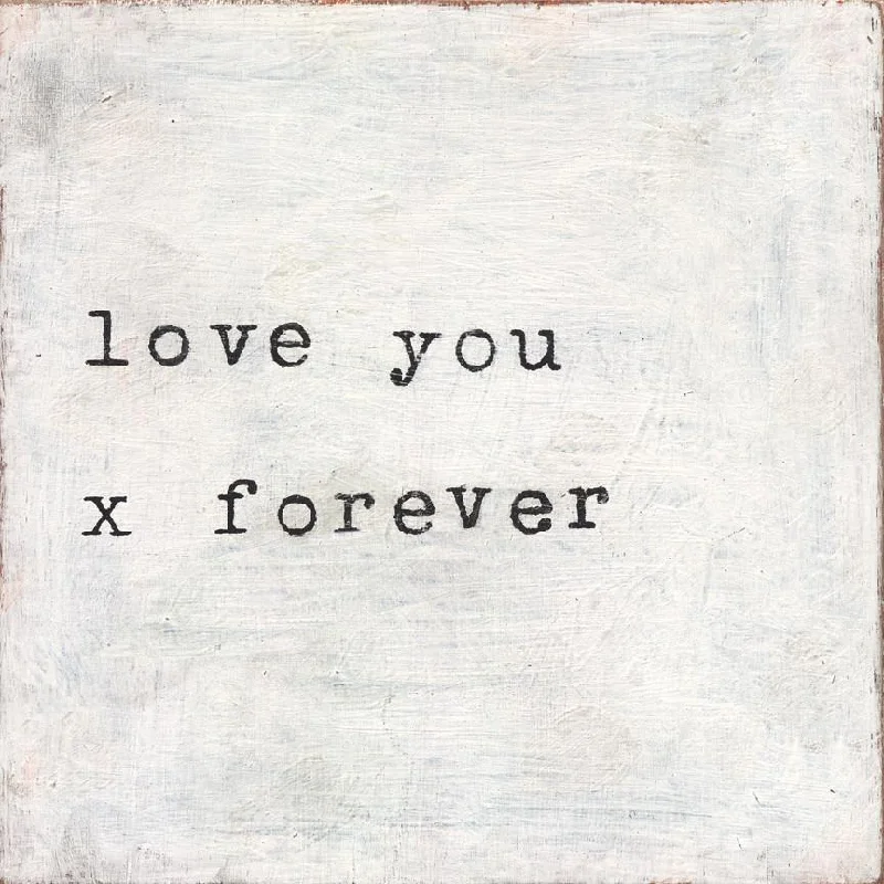 Natural latex and organic cotton blend mattressesART PRINT - Love You