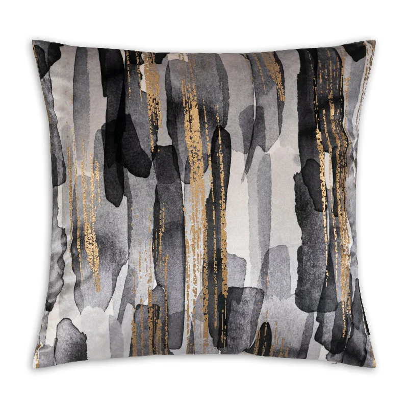 Memory Foam Pillows for Neck SupportInspire Me! Home Decor Elise Black Gold Pillow