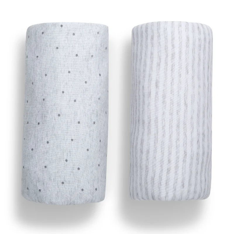 Grey Dots & Stripes (2408)