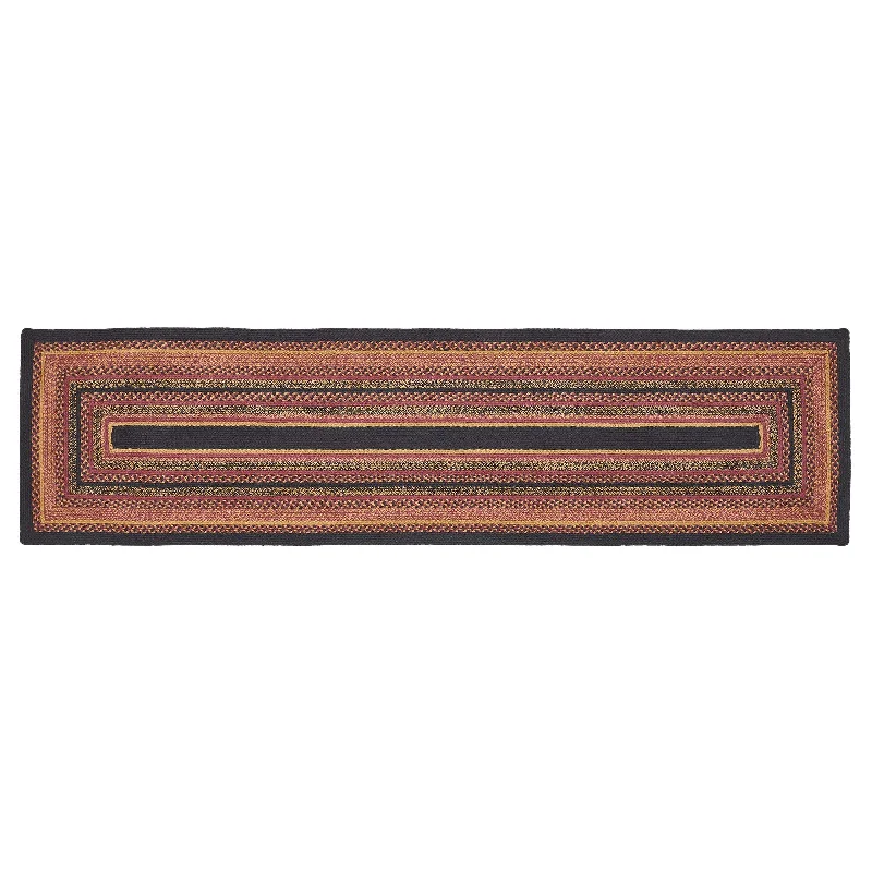 Bed skirts with a multi - colored patternHeritage Farms Jute Rug/Runner Rect w/ Pad 24x96
