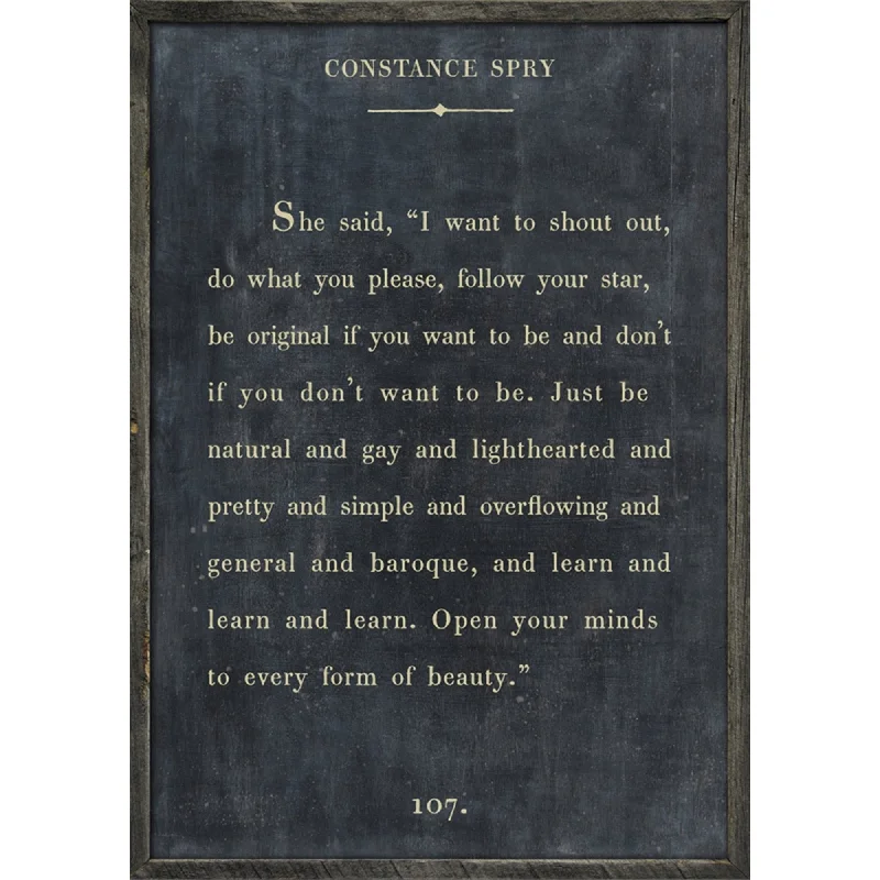 Hybrid mattresses combining foam and innerspring technologyConstance Spry - Book Collection Art Print