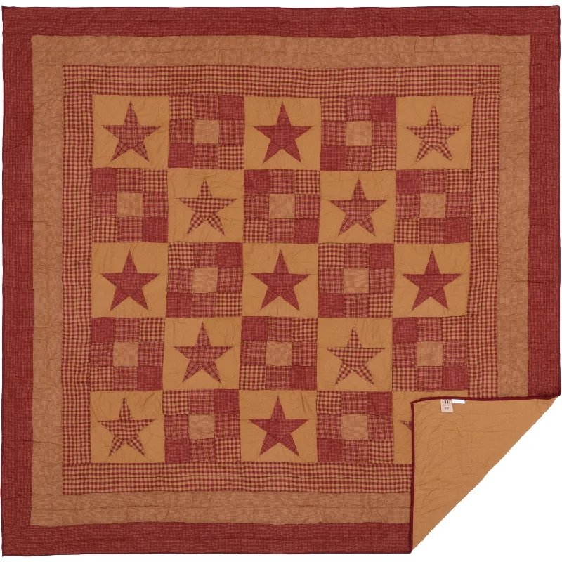 Bed skirts with a flannel material for a cozy winter optionNinepatch Star Queen Quilt Set; 1-Quilt 90Wx90L w/2 Shams 21x27 Bed skirts with a flannel material for a cozy winter optionNinepatch Star Queen Quilt Set; 1-Quilt 90Wx90L w/2 Shams 21x27