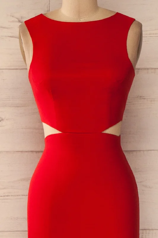 Vallata Red | Mermaid Gown