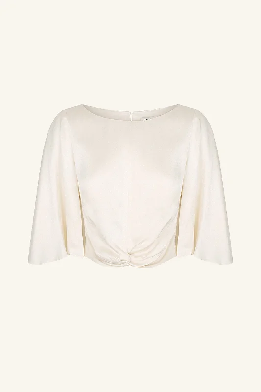 LA LUNE TWIST TOP - CREAM